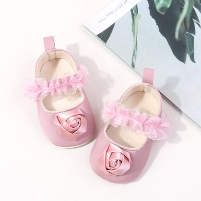 Zapatos Occidentales para Niña con Suela Suave y Detalles de Seda Imitada - Image 9