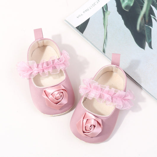 Zapatos Occidentales para Niña con Suela Suave y Detalles de Seda Imitada - Image 9