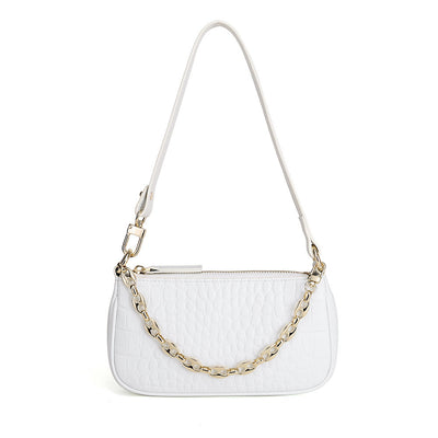 Bolso de Cuero Crudo para Hombro Único - Estilo Minimalista - Image 11