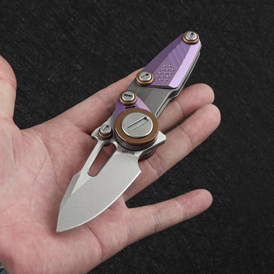 Cuchillo Plegable M390 Acero Titanio Premium - Image 10