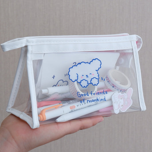 Estuche Organizador Transparente de Gran Capacidad Estilo Japonés - Image 5