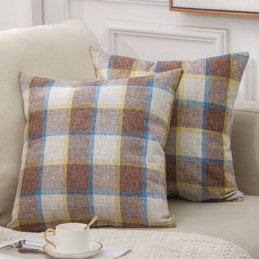 Almohada de Lino y Algodón para Sofá - Diseño Liso y Elegante - Image 26