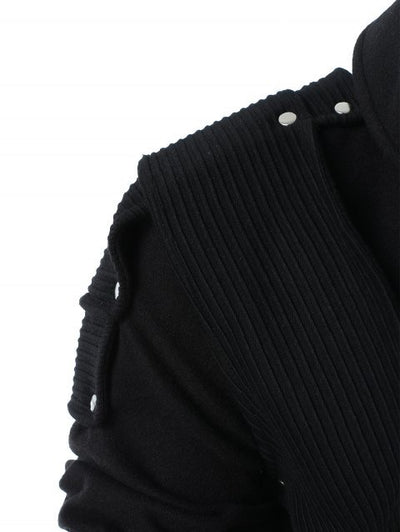 Sudadera con Capucha Estilo Retro con Remaches y Diseño Enmascarado - Image 9