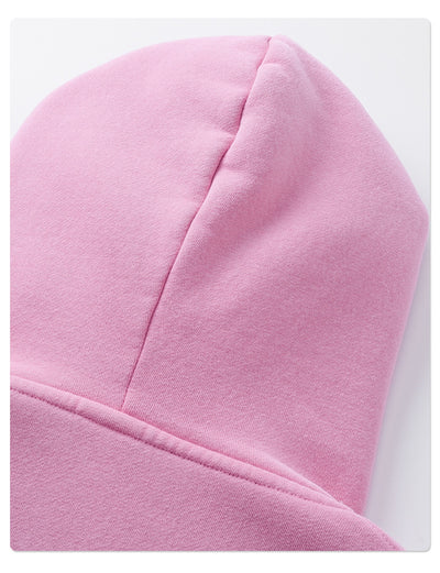 Men's pink washed full-zip hooded jacket and matching sweatpants set, featuring a relaxed fit and drawstring details. - Image 21