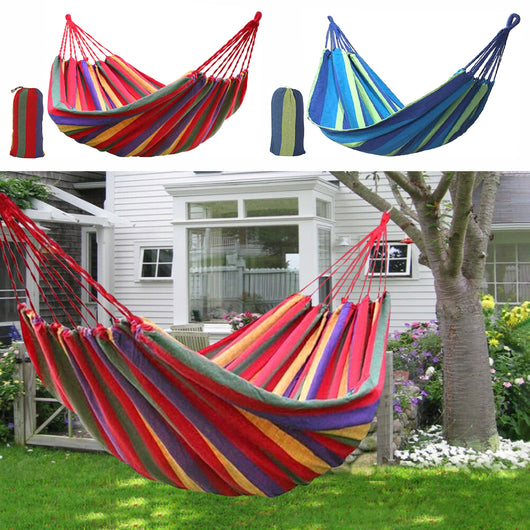 Hamaca Doble de Lona para Camping y Ocio al Aire Libre - Image 17