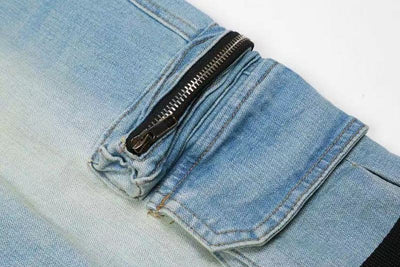 Jeans Rotos con Cierres y Detalles Desgastados - Image 6