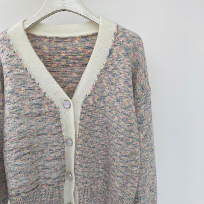 Cardigan Holgado Estilo Universitario para Mujer - Image 13