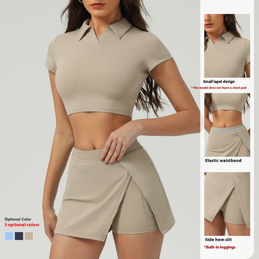Conjunto Deportivo Mujer: Short y Falda Pantalón Anti-Transparencia - Image 2