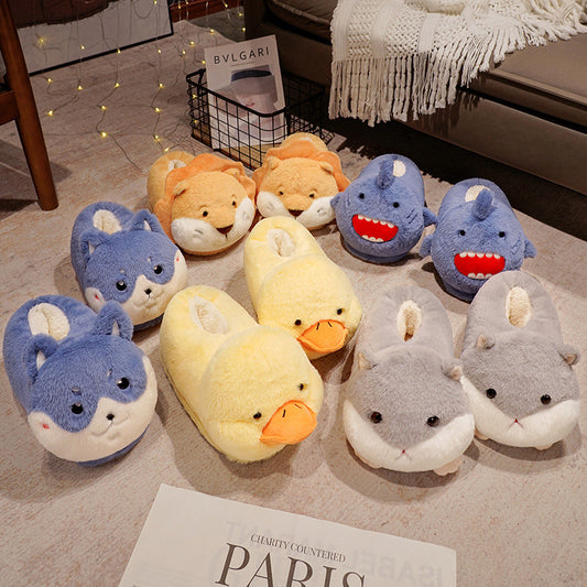 Pantuflas de Invierno Shark Comfort - Zapatillas Cálidas de Algodón para Casa - Image 2