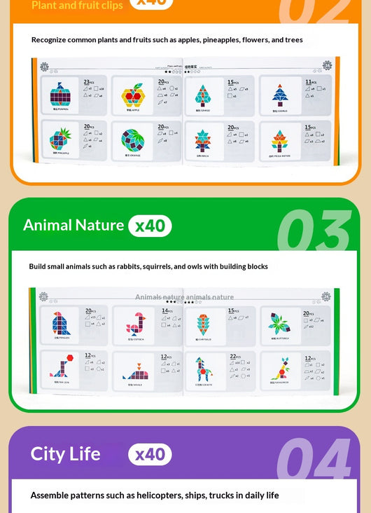 Puzzle Tangram Educativo para Niños - Bloques de Construcción Lógica - Image 28
