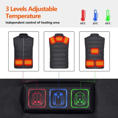 Chaleco Térmico Inteligente con Control de Temperatura en 3 Niveles - Image 12