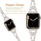 Correa de Reloj con Mariposa de Diamantes - Talla Pequeña
