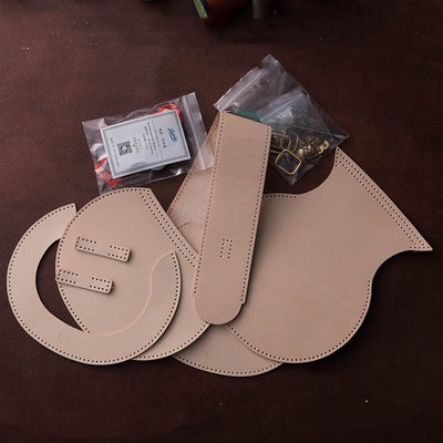 Bolsa Bandolera Retro de Cuero Vacuno Curtido Natural para Personalizar - Image 13