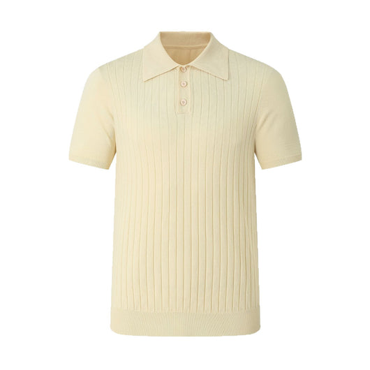 Polo Tejido Elástico Manga Corta para Hombre - Image 5