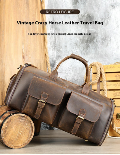 Bolso de Cuero Portátil para Viajes - Image 11
