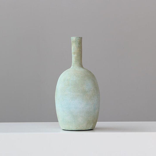 Jarrón Artesanal de Cerámica Moderna para Flores - Decoración Minimalista