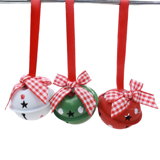 Guirnalda Navideña con Moños y Campanas de Metal - Decoración de 4cm - Image 5