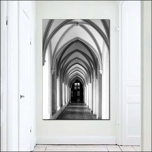 Póster de Arquitectura Moderna en Blanco y Negro - Image 30
