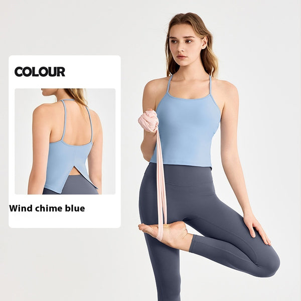 Top Deportivo con Soporte Integrado para Yoga y Pilates