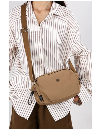 Bolso Bandolera Multicompartimento Nylon Ligero para Mujer - Viajes y Uso Diario - Image 12