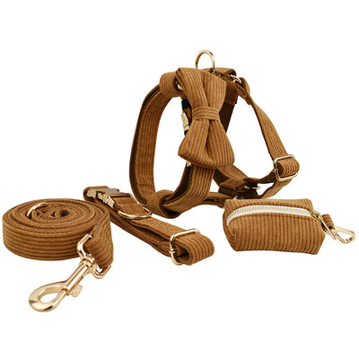 Collar para Mascota en Pana Caramelo - Image 6