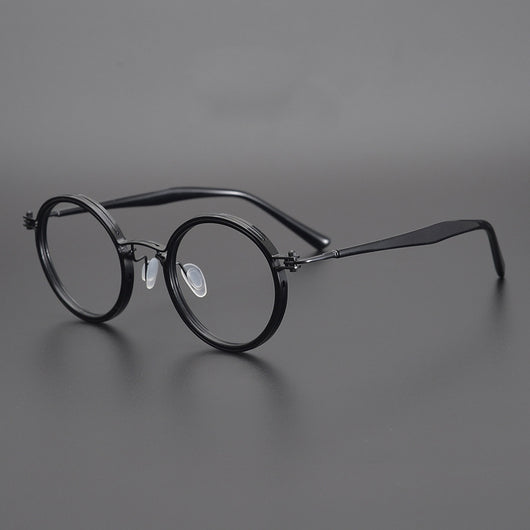 Marcos de Titanio Retro Unisex - Gafas Ligeras y Duraderas para Hombre y Mujer