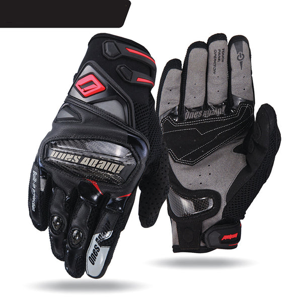 Guantes de Motocicleta Táctiles con Protección Solar y Tecnología Anticalda - Image 3