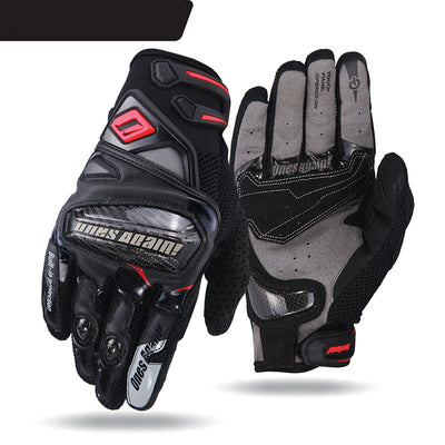 Guantes de Motocicleta Táctiles con Protección Solar y Tecnología Anticalda - Image 3
