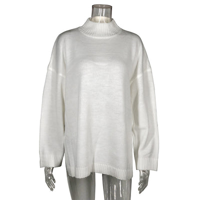 Abrigo Suéter Cuello Alto Oversize - Image 18