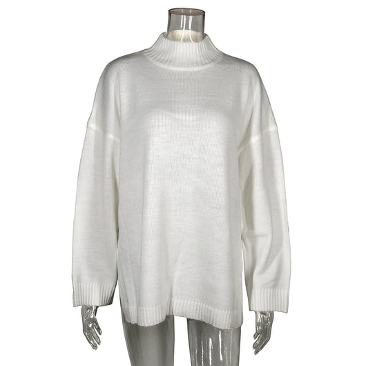 Abrigo Suéter Cuello Alto Oversize - Image 18