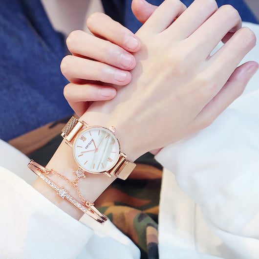 Reloj de Moda Retro con Diseño de Mármol para Mujer - Image 23