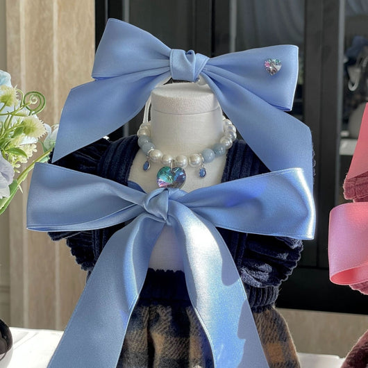 Diadema Ajustable con Moño para Mascotas - Accesorios de Moda Felina - Image 9