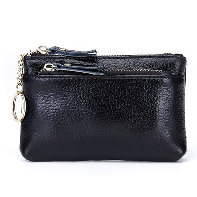 Cartera Compacta de Cuero Genuino con Cierre de Dama - Image 6
