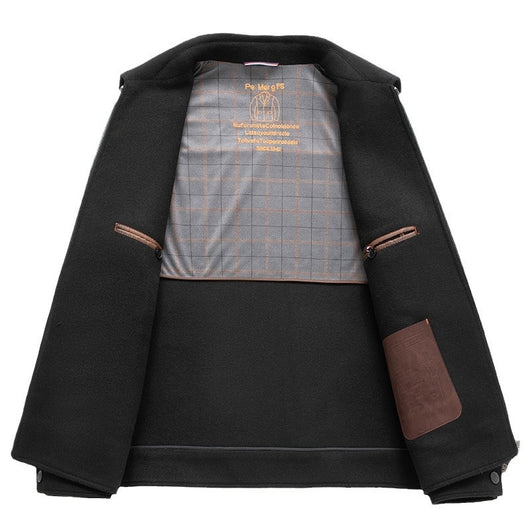 Chaqueta de Lana Pura con Forro de Plumón de Pato Desmontable - Image 4