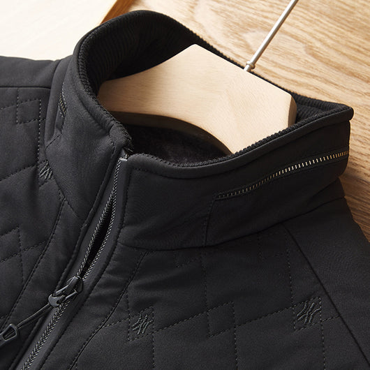 Chaqueta Acolchada con Cuello Alto Impermeable - Image 4