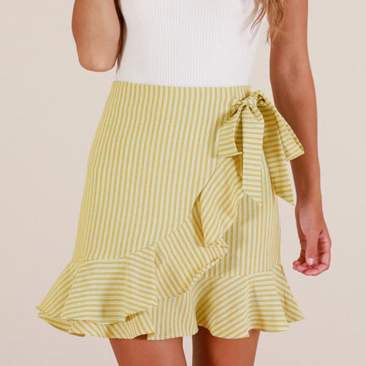 Falda Corta a Rayas para Dama - Diseño Fresco de Verano - Image 6