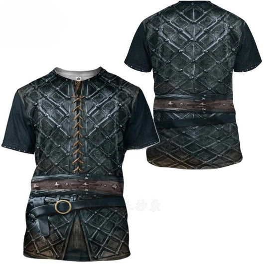 Playera Halloween 3D de Hombre con Diseño Tatuaje Digital - Image 16