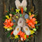 Guirnalda Decorativa Pascual con Conejos, Zanahorias y Huevos