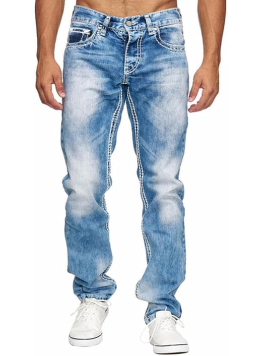 Jeans Rectos Clásicos para Hombre - Estilo Europeo y Americano - Image 6