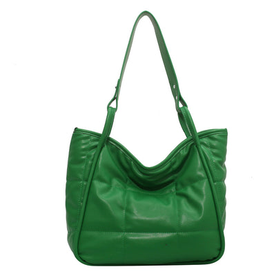 Bolso Tote Verde para Mujer - Diseño Minimalista de Gran Capacidad - Image 2