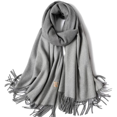 Bufanda de Lana Escocesa Gruesa Otoño-Invierno Unisex - Image 5