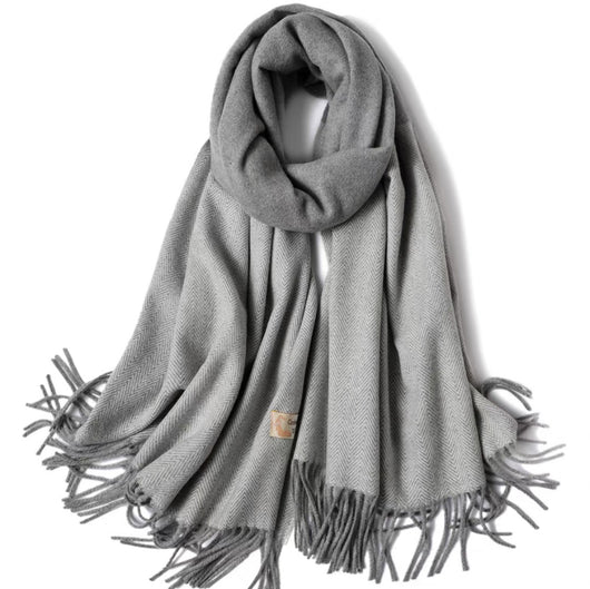 Bufanda de Lana Escocesa Gruesa Otoño-Invierno Unisex - Image 5