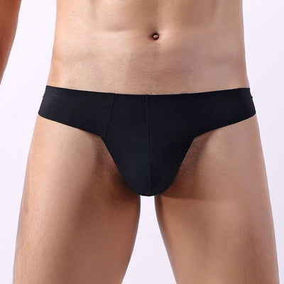 Calzoncillo Tipo Tanga para Hombre Bajo Sexy Sin Costuras con Rayas - Image 15