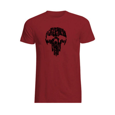 Playera Deportiva de Algodón Puro con Estampa Calavera Rota - Image 17