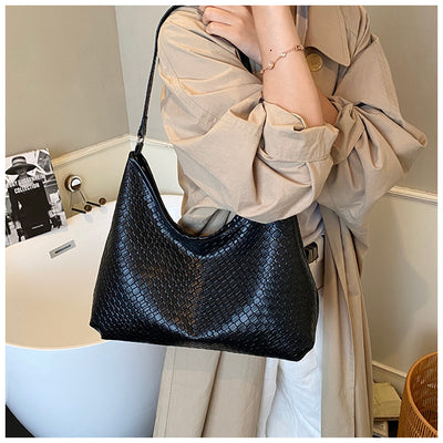 Bolso de Hombro Retro Premium para Mujer - Bolso Tejido de Gran Capacidad - Image 17