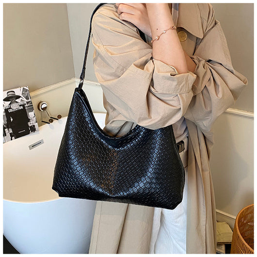 Bolso de Hombro Retro Premium para Mujer - Bolso Tejido de Gran Capacidad - Image 17