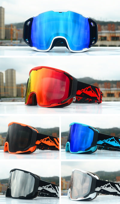 Gafas de Esquí Doble Lente Antivaho con Película Protectora - Image 12