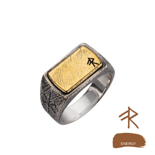 Anillo Ajustable Letra Final Moda Masculina - Image 11