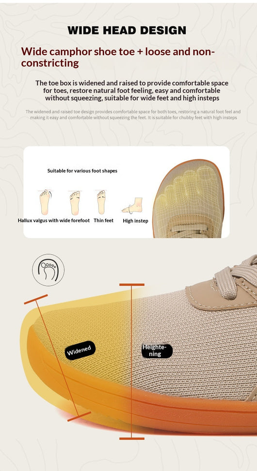 Zapatos de Senderismo Casuales para Hombre Talla Grande con Puntera Ancha y Suela Antideslizante - Image 17