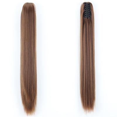 Peluca de Fibra Sintética con Clip Tipo Garra - Cabello Liso y Voluminoso - Image 12